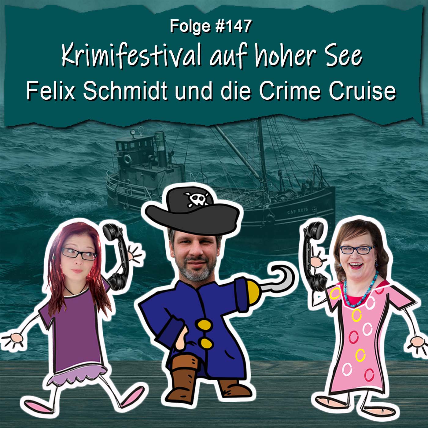 DZVDT 147 - Krimifestival auf hoher See: Felix Schmidt und die Crime Cruise