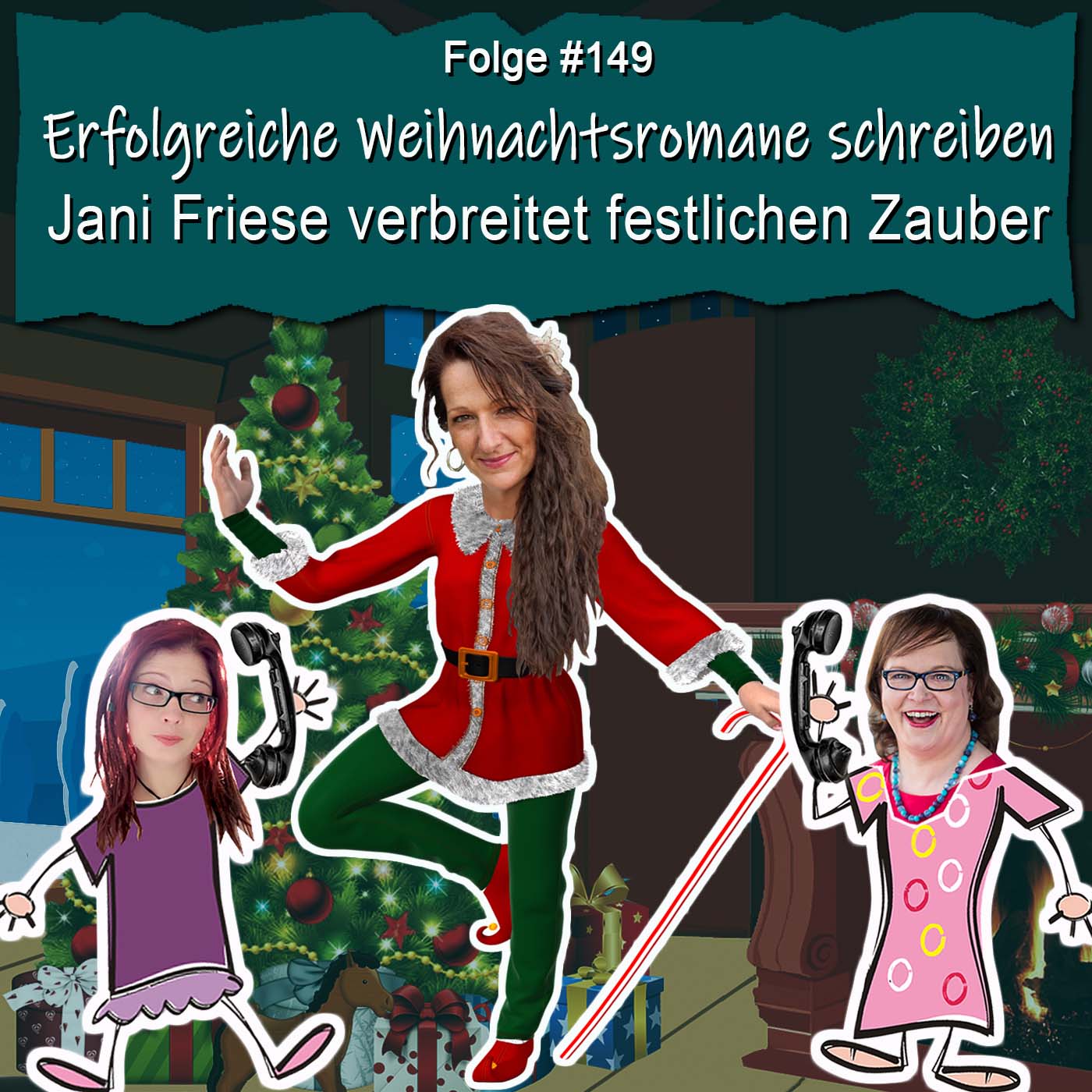 DZVDT 149 - Erfolgreiche Weihnachtsromane schreiben: Jani Friese verbreitet festlichen Zauber