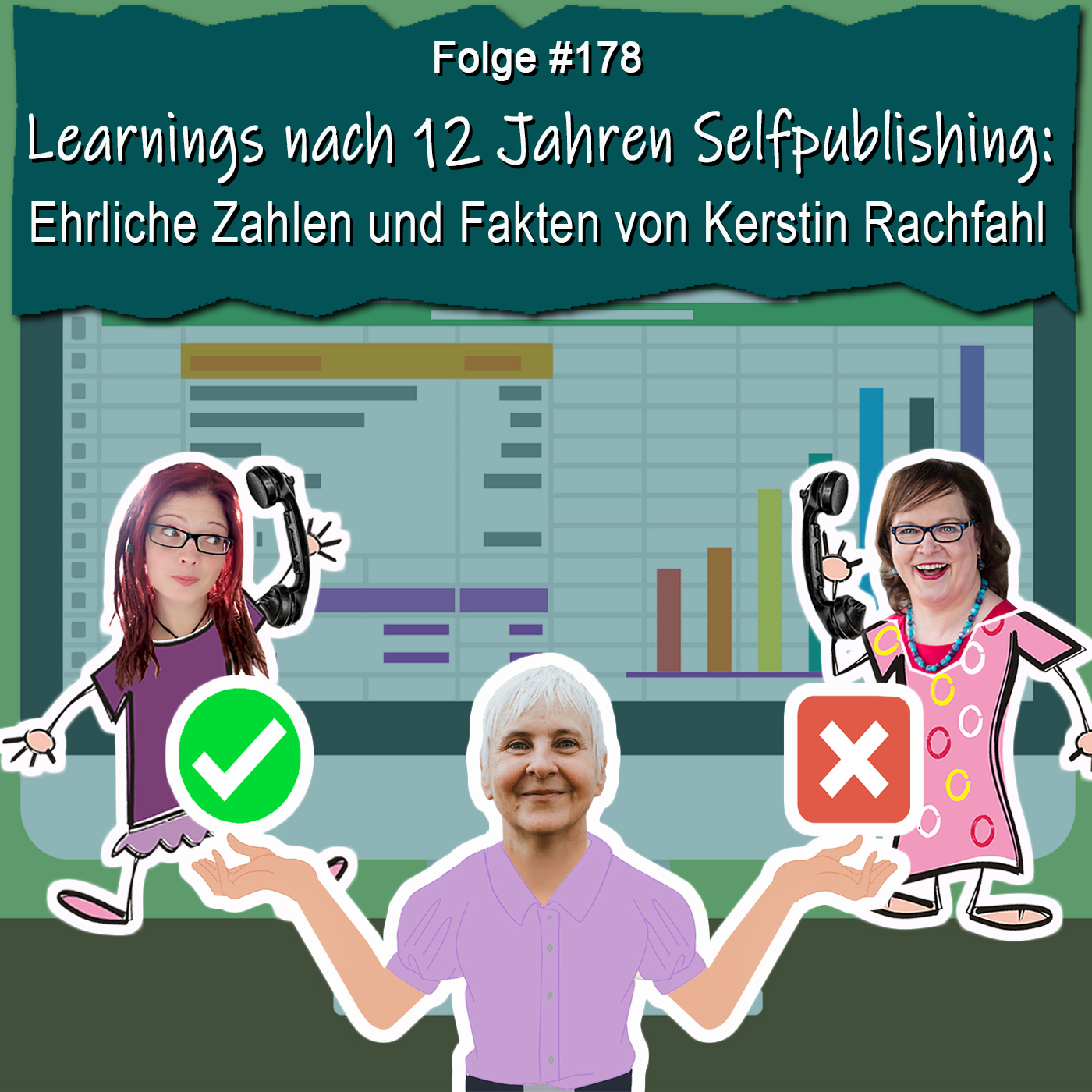 DZVDT 178 - Learnings nach 12 Jahren Selfpublishing: Ehrliche Zahlen und Fakten von Kerstin Rachfahl